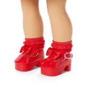 July Ruby Beauty Outfit for 18-inch Dolls X0