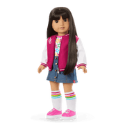 Truly Me™ 18-inch Doll #130 with straight black-brown hair F6
