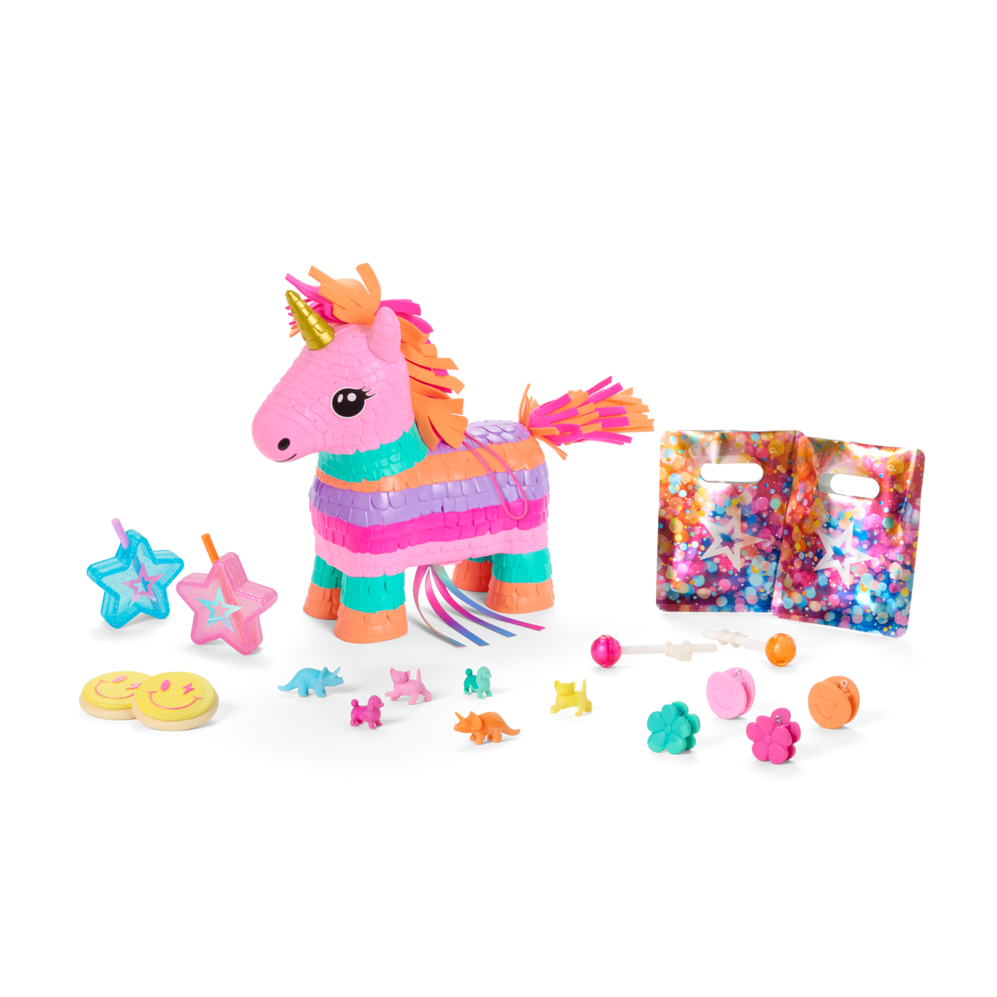 Unicorn Piñata & Party Accessories for 18-inch Dolls S5
