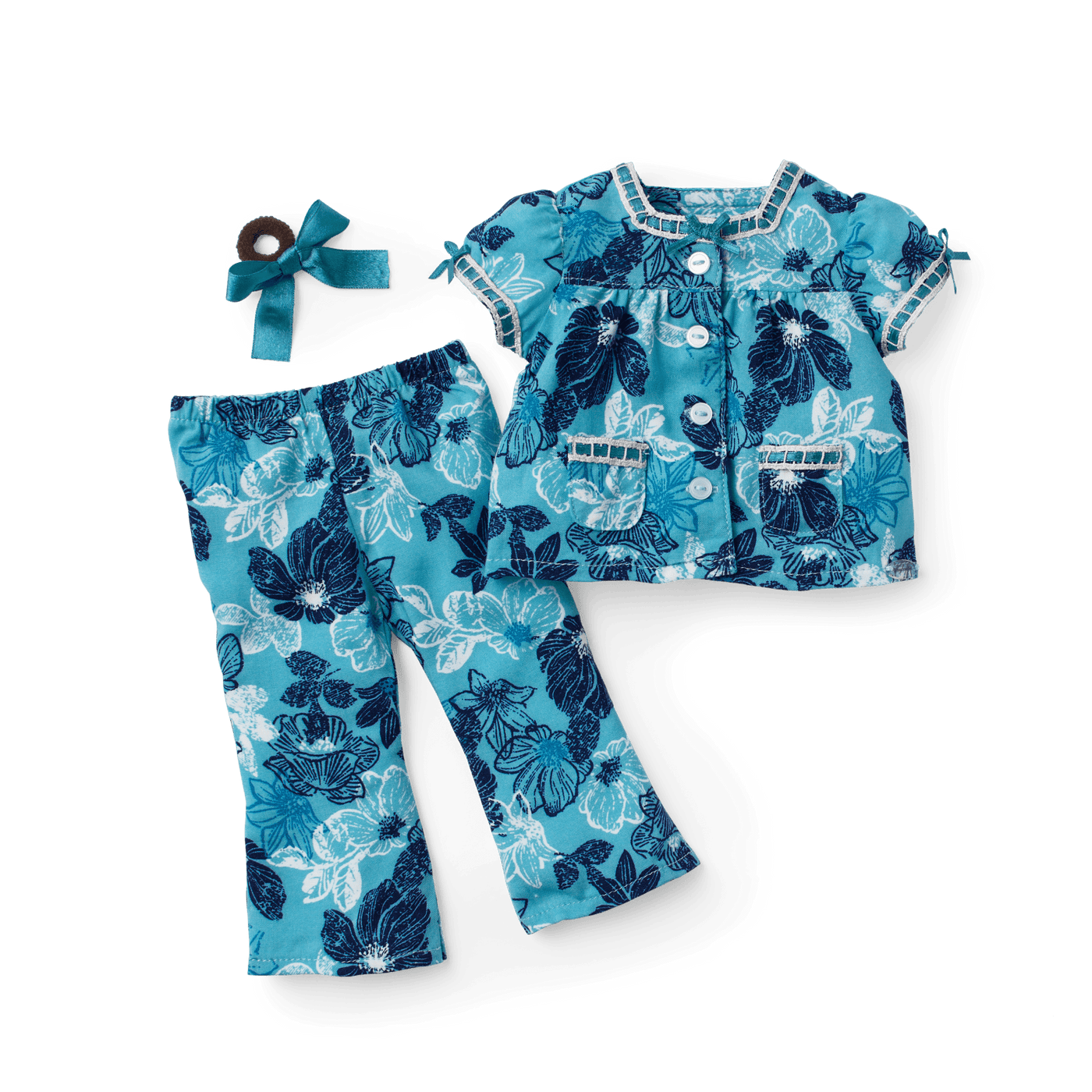 Nanea’s™ Floral Pajamas for 18-inch Dolls (Historical Characters) Y4