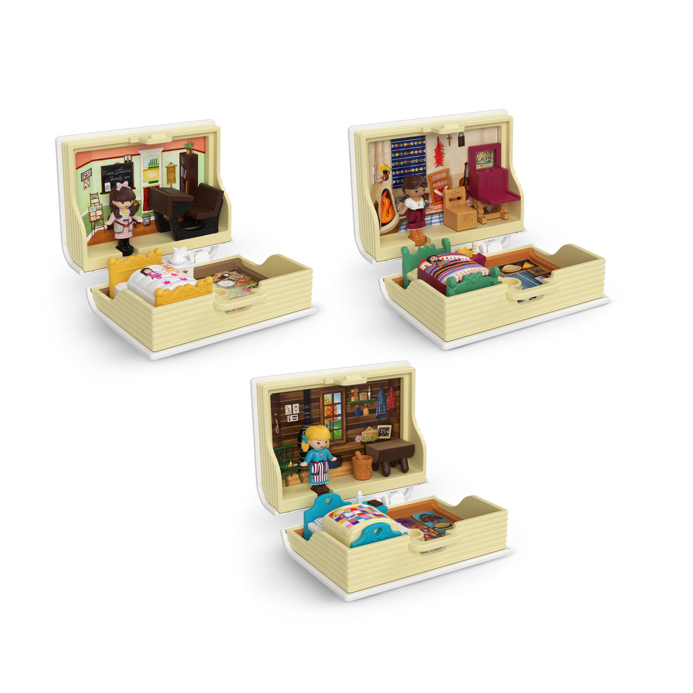 Polly Pocket™ x American Girl® Compact 3-Pack Set P0