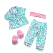 Flower Fun PJs for 18-inch Dolls H8