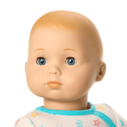 Bitty Baby® Doll #3 with blonde hair in Pastel Blue W9