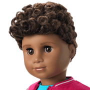 Truly Me™ 18-inch Doll #113 with curly dark-brown hair E5