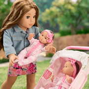 Little Bitty Baby™ 7.75-inch Doll with brown hair Q0