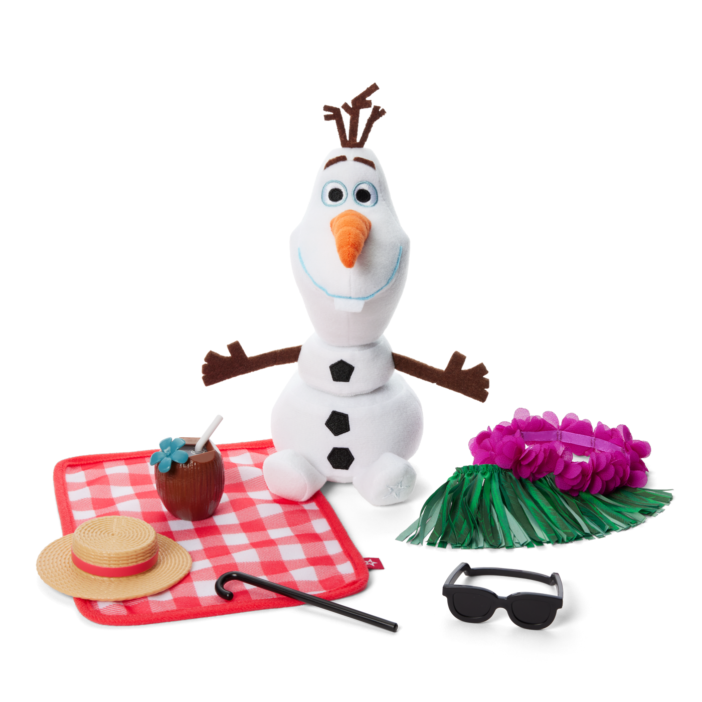 Disney Frozen Olaf Plush & Summer Accessories by American Girl® E7
