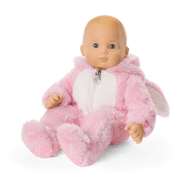 Playful Pink Bunny One-Piece Outfit for Bitty Baby® Dolls T4