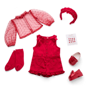 January Garnet Glam Outfit for 18-inch Dolls S9