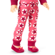 American Girl® x Hanna Andersson Berry Bright Stars Pajamas for 14.5-inch Dolls X0