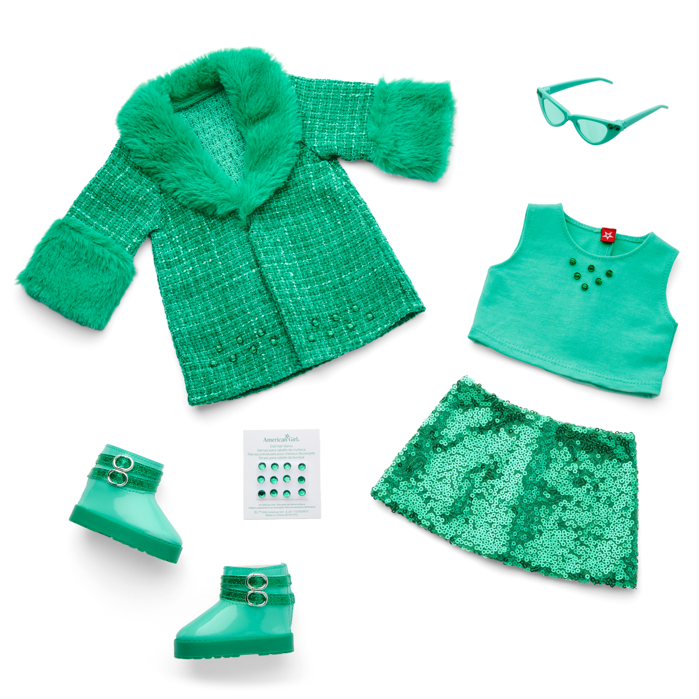 May Emerald Icon Outfit for 18-inch Dolls T6