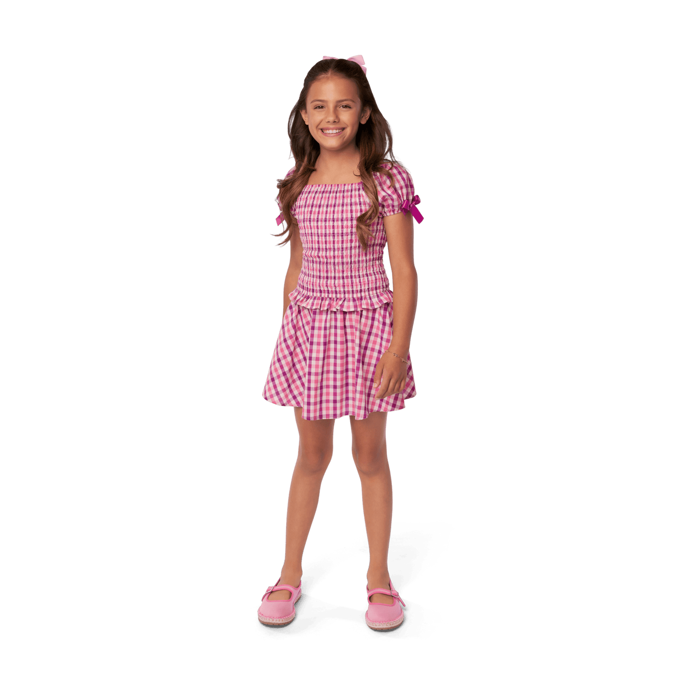 Raquel's™ Gingham Ruffle Outfit for Girls (Girl of the Year™ 2026) E2