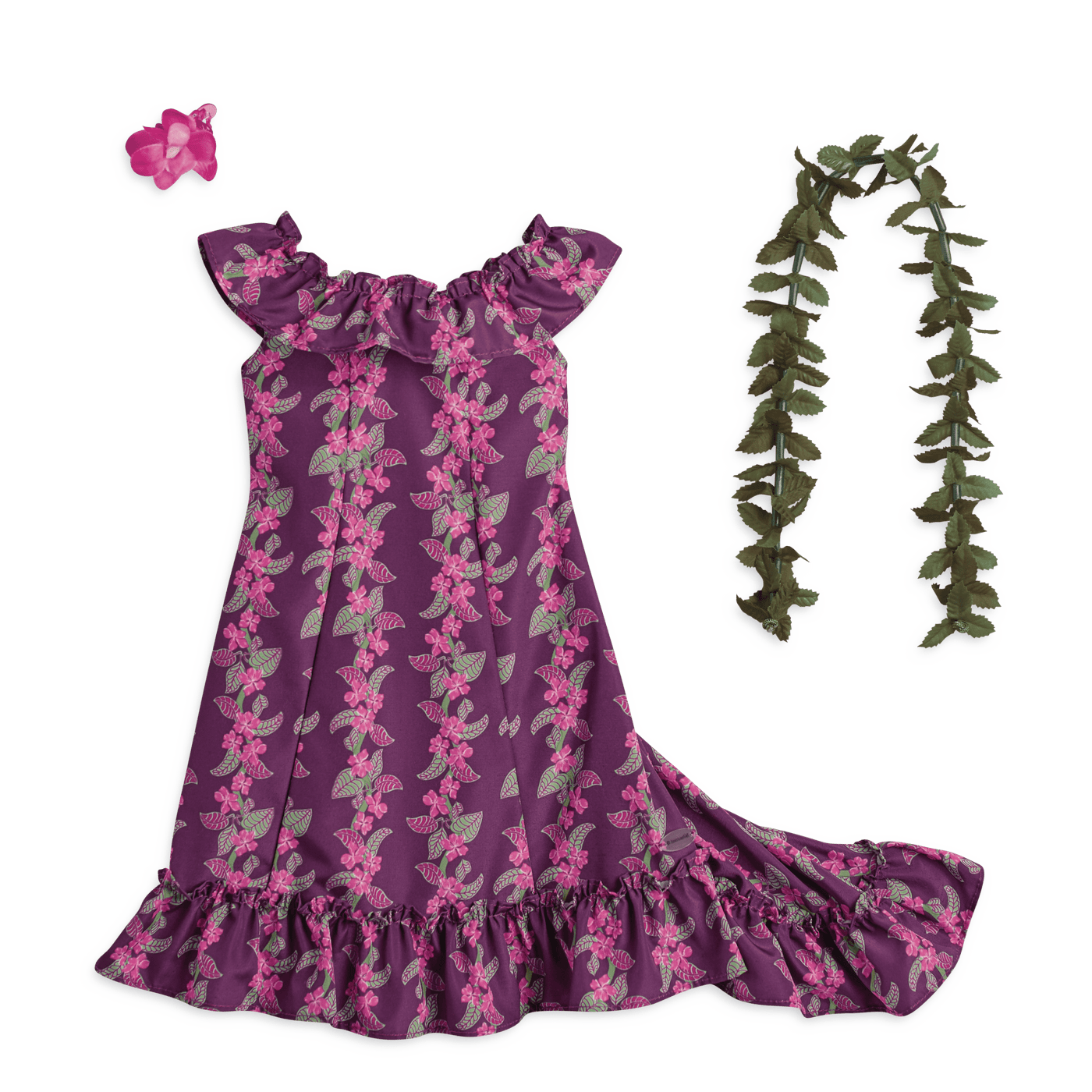 Nanea's Holoku Dress for 18-inch Dolls (Historical Characters) A3