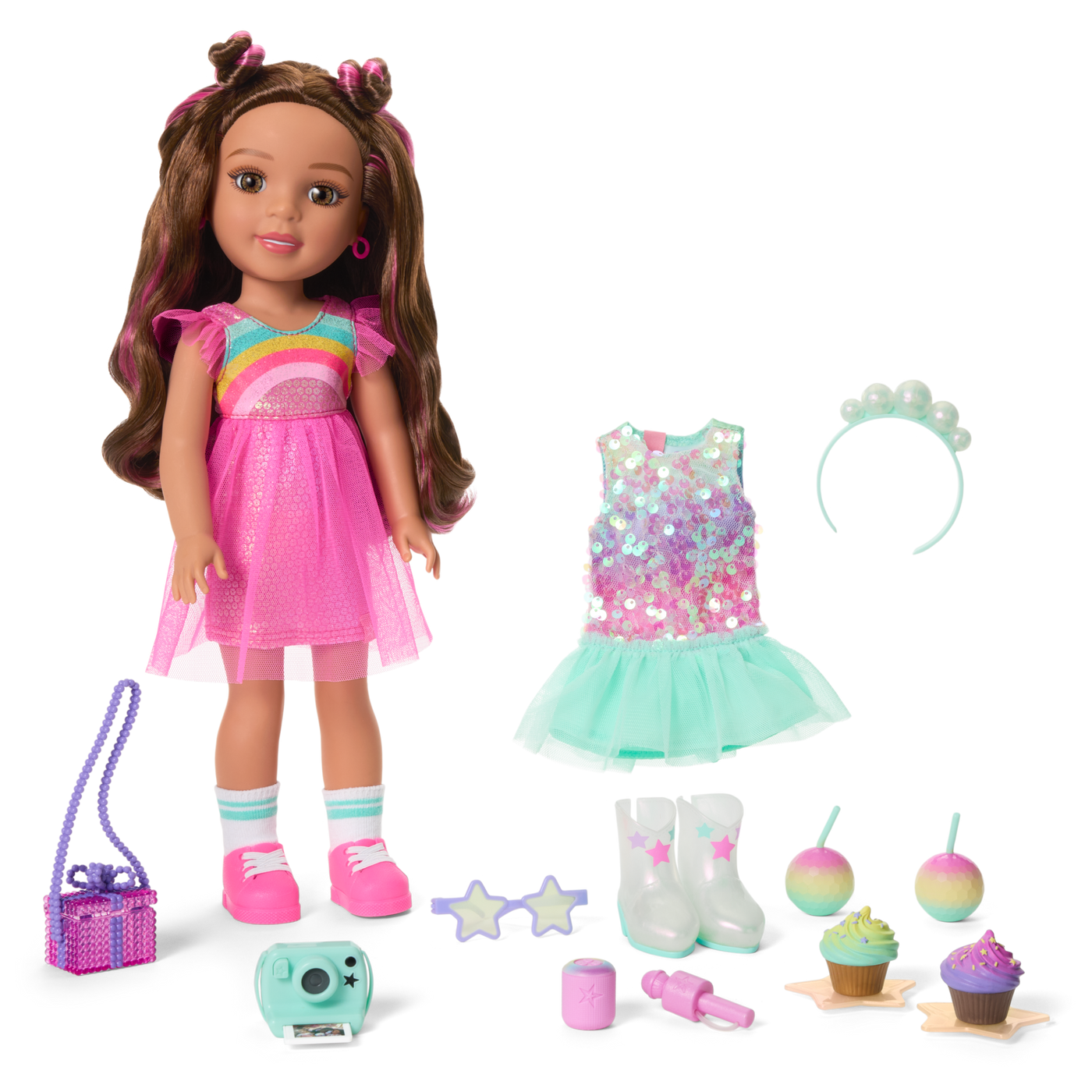 Lea’s™ Sparkle & Celebrate Set (AG Sisters™) Q8