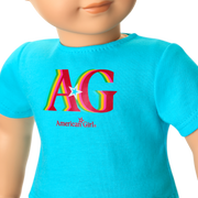 Truly Me™ 18-inch Doll #104 with straight caramel hair E6