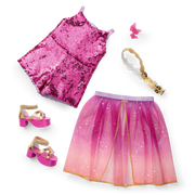 Glam Sparkly Concert Outfit for 18-inch Dolls H8
