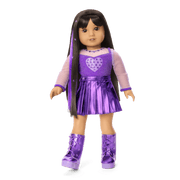 February Amethyst Bliss Outfit for 18-inch Dolls K7