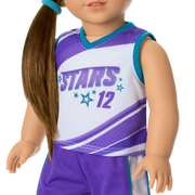 Star Player Basketball Outfit for 18-inch Dolls Q7