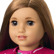 Truly Me™ 18-inch Doll #107 with straight brown hair T1