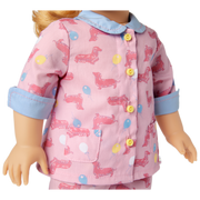Maryellen’s™ Dachshund Pajamas for 18-inch Dolls (Historical Characters) D3