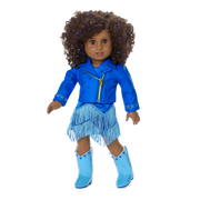September Sapphire Sparkle Outfit for 18-inch Dolls P9