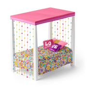 Julie’s™ Groovy Bed & Bedding for 18-inch Dolls (Historical Characters) I9