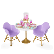 Kitchen Table for Two Set for 18-inch Dolls U6