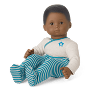 Bitty Baby® Doll #1 with black hair in Soft Blue X0
