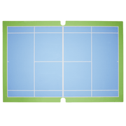 Isabel™ & Nicki's™ 2-in-1 Tennis Court & Skate Spot for 18-inch Dolls (Historical Characters) U6