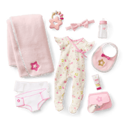 Bitty Baby® Doll #4 with black hair Care & Play Set G6