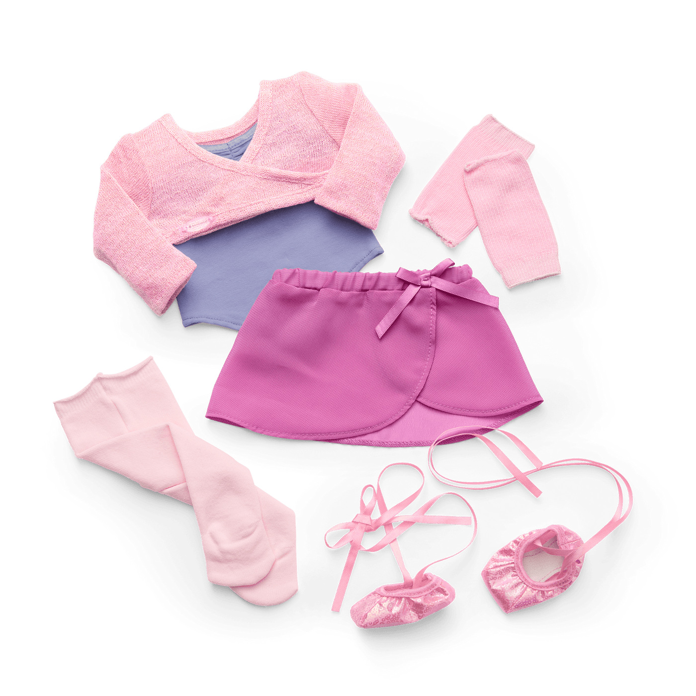 Plié Away Ballet Practice Outfit for 18-inch Dolls A6