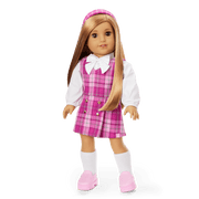 Pink & Preppy Outfit for 18-inch Dolls F3