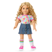 Truly Me™ 18-inch Doll #115 with curly blonde hair C2