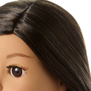 Truly Me™ 18-inch Doll #124 with straight black-brown hair F9