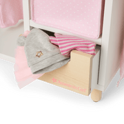 Dots & Blooms Changing Table with Storage O7