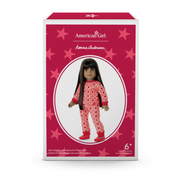 American Girl® x Hanna Andersson Berry Bright Stars Pajamas for 18-inch Dolls B2