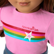 Truly Me™ 18-inch Doll #117 with wavy dark-brown hair Q3