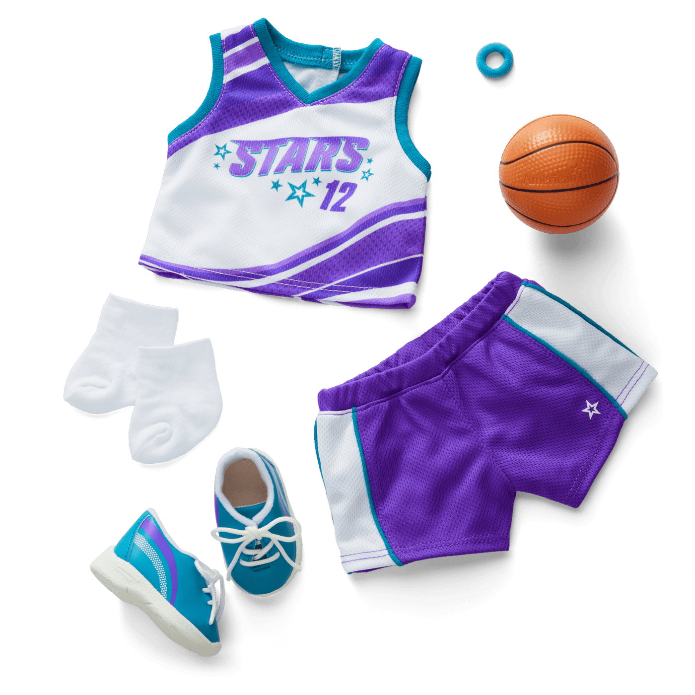 Star Player Basketball Outfit for 18-inch Dolls Q7