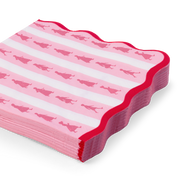 American Girl™ x Bonjour Fête Pink Stripe Large Napkins (Set of 20) Y6