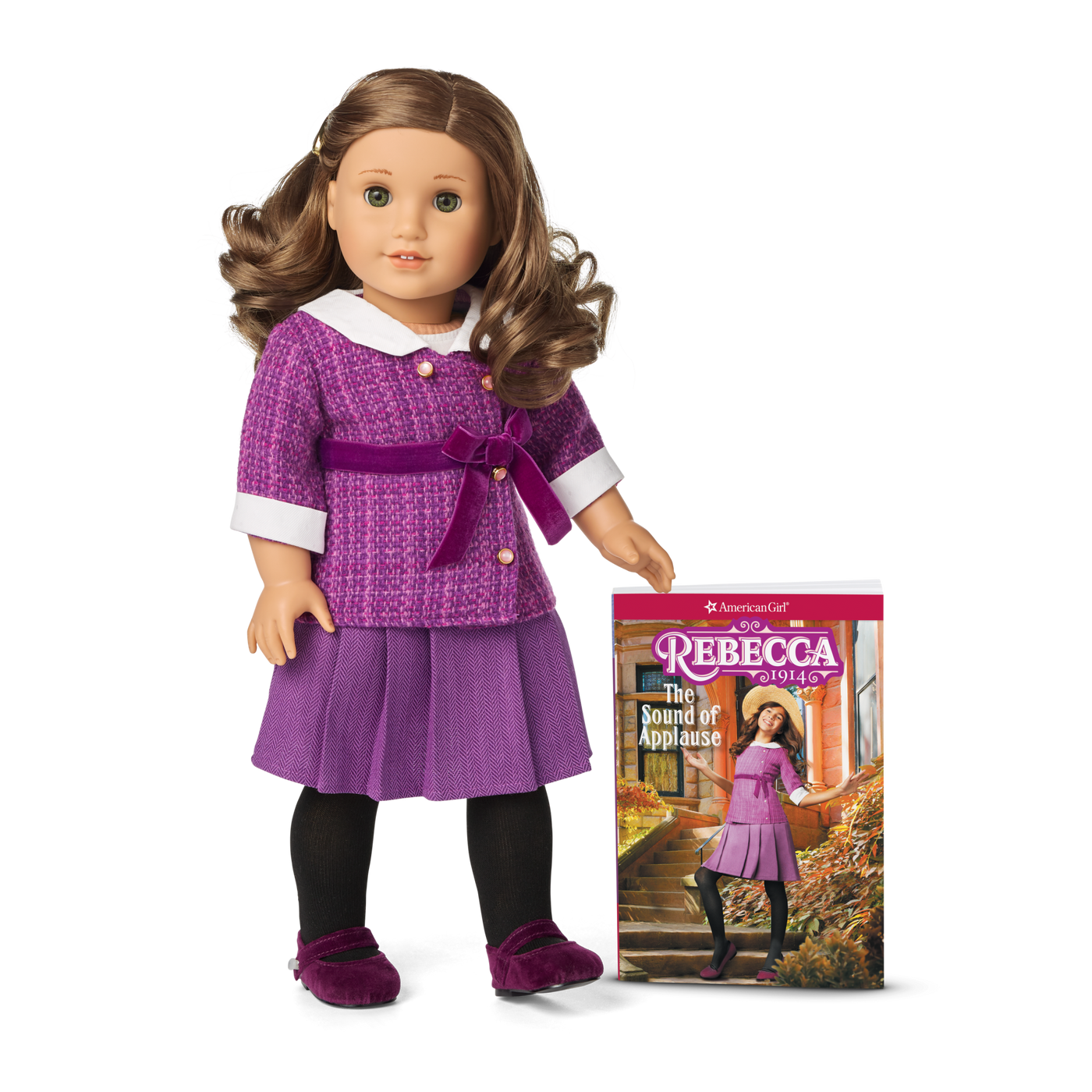 Rebecca™ 18-inch Doll & Book (Historical Characters) H6