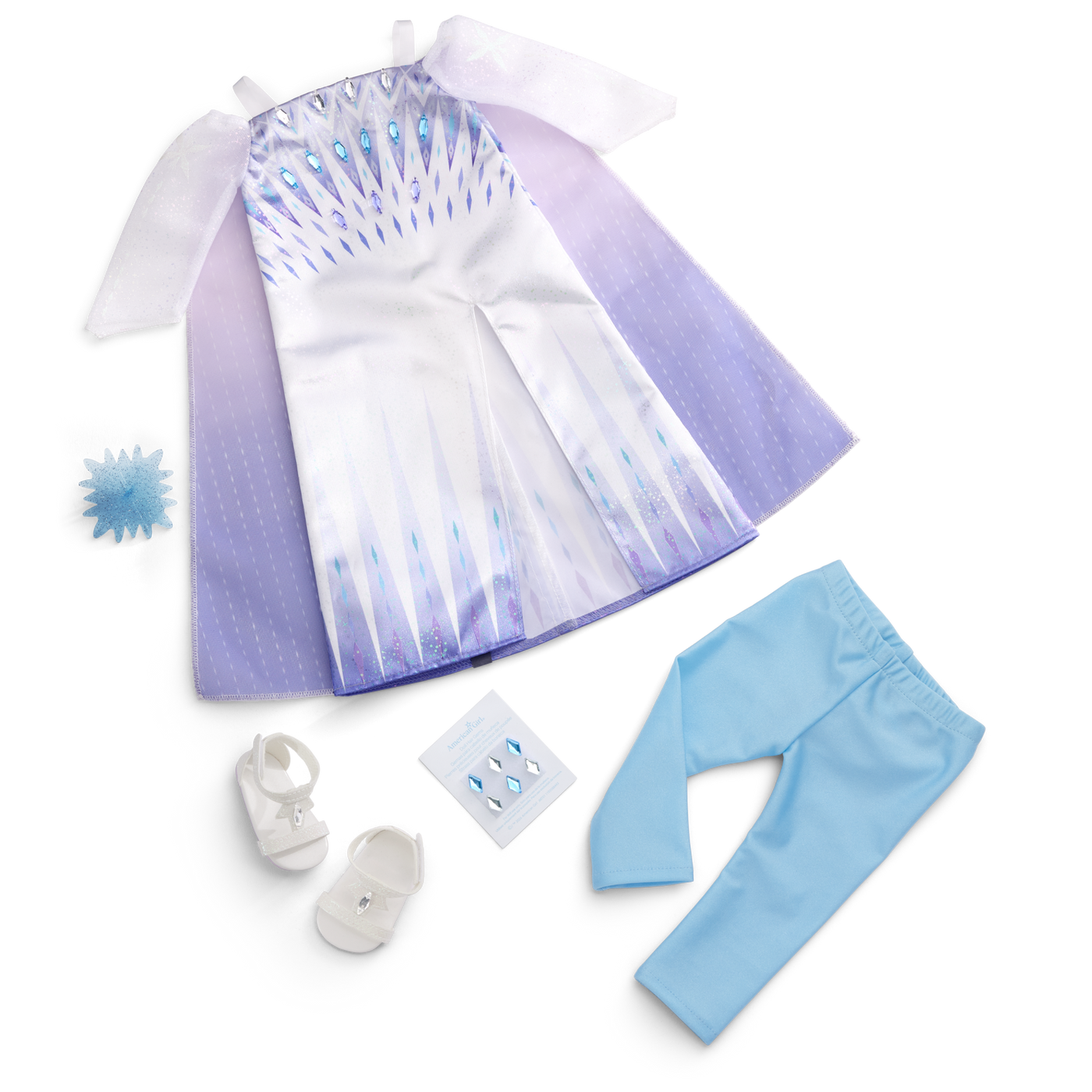 Disney Frozen Snow Queen Elsa Outfit & Accessories for 18-inch Dolls by American Girl® S2