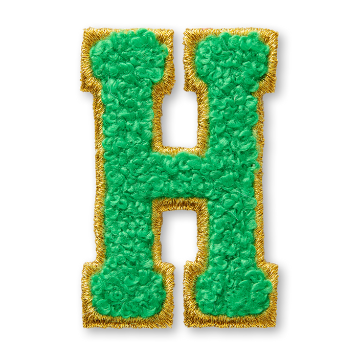 AG™ Letter H Stick-On Patch I6