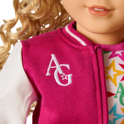Truly Me™ 18-inch Doll #115 with curly blonde hair D7
