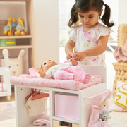 Dots & Blooms Changing Table with Storage O7