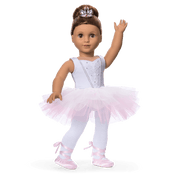 My First Ballet Recital Costume for 18-inch Dolls K9