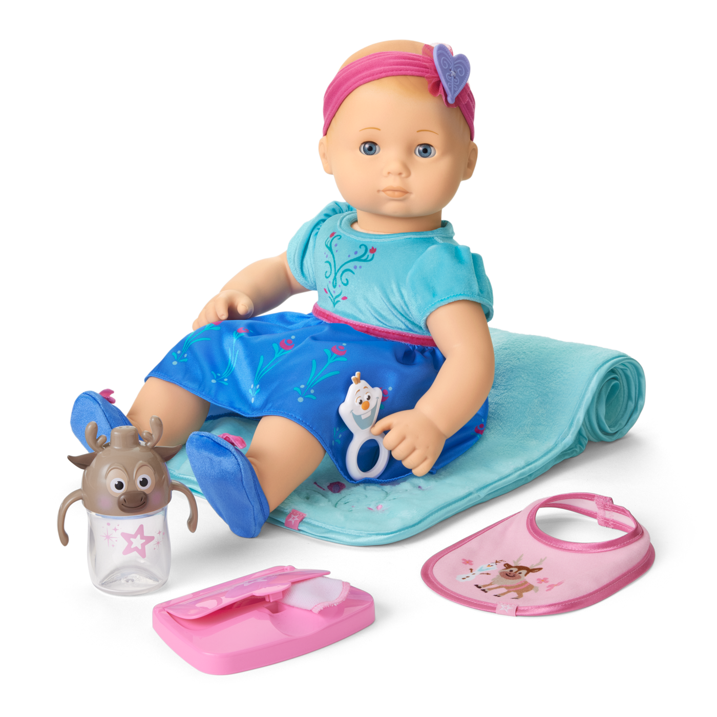 Disney Frozen Anna Cuddle & Care Set with Bitty Baby® Doll by American Girl® M2