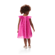 Pink Party-Ready Dress for Little Girls (Bitty Baby®) H8