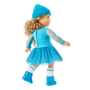 December Blue Brilliance Topaz Outfit for 18-inch Dolls L3
