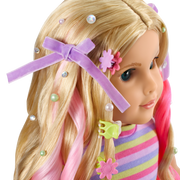 Long Hair Looks™ by Truly Me™ 18-inch Doll #133 & hair accessories Z8