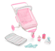 Little Bitty Baby™ Double Stroller Set for 7.75-inch Dolls F4