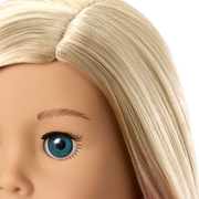 Truly Me™ 18-inch Doll #100 with straight layered blonde hair J0